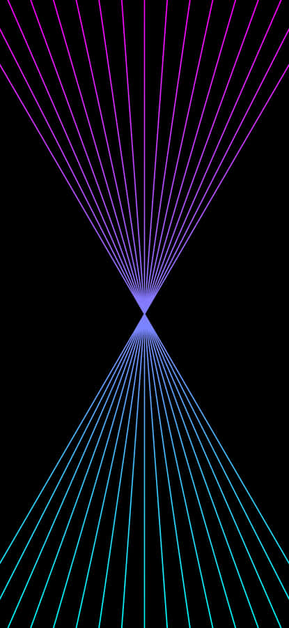 A Purple And Blue Line On A Black Background Wallpaper