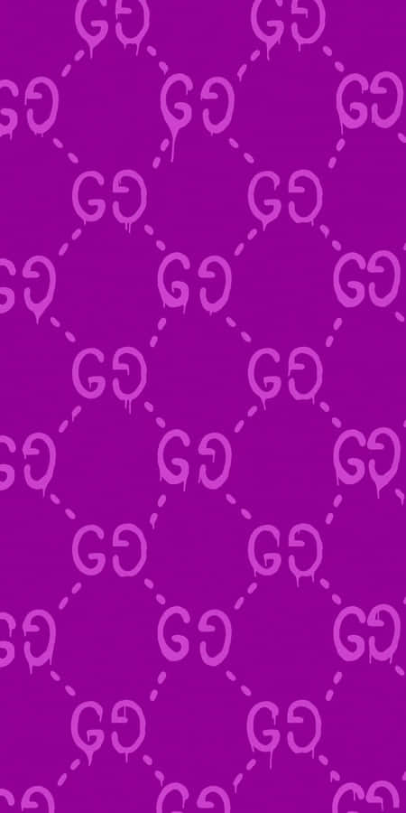 A Purple Background With The Letters G And G Wallpaper