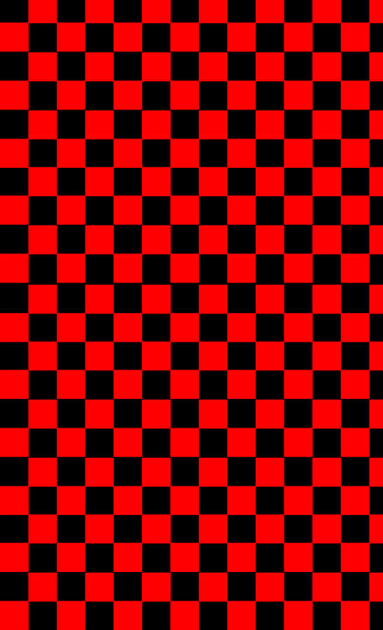 A Red And Black Checkered Pattern Wallpaper