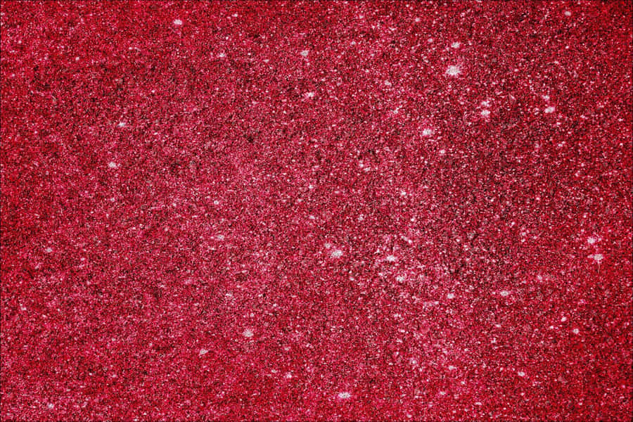 A Red Glitter Background With White Stars Wallpaper