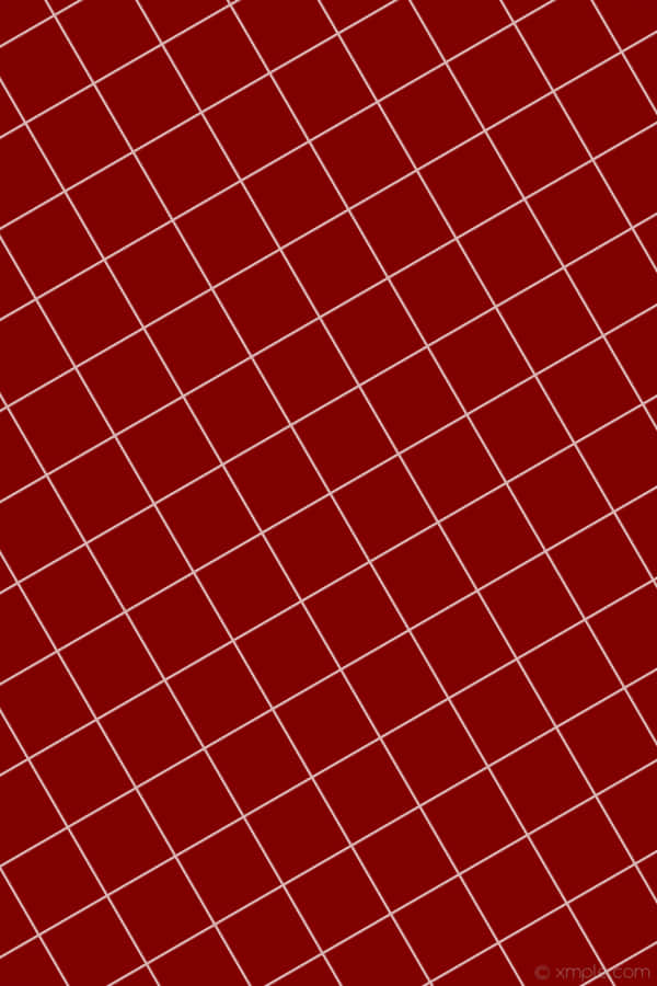 A Red Square Tiled Background With White Lines Wallpaper