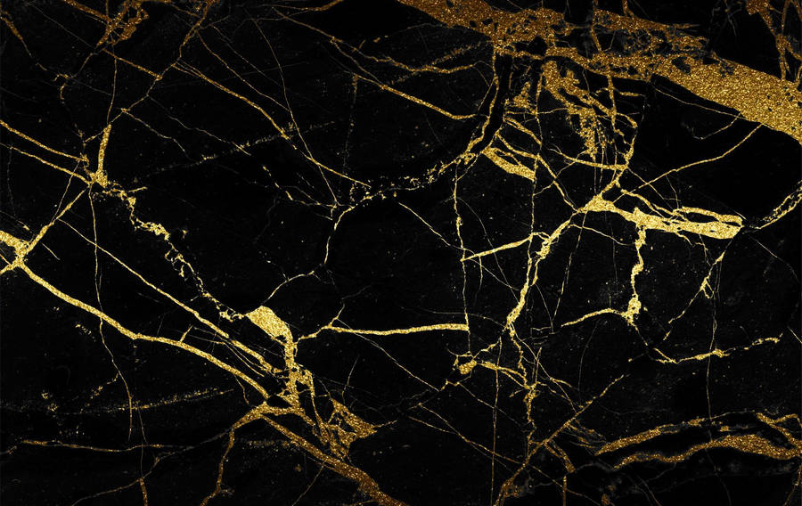 A Reflection Of Luxury: Black Marble 4k Wallpaper