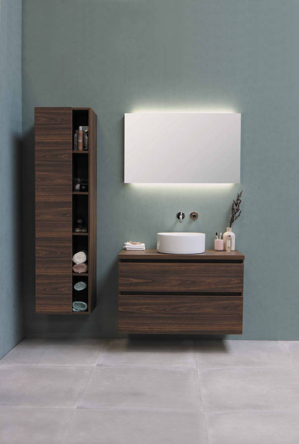 A Relaxing Modern Bathroom Wallpaper