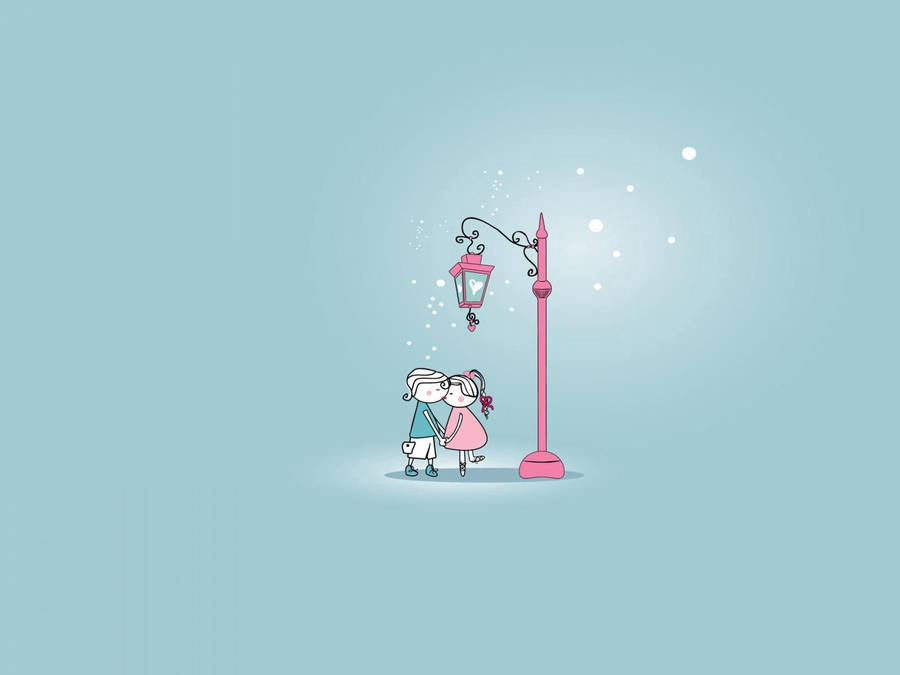 A Romantic Night Out For The Flash And His Girlfriend Wallpaper