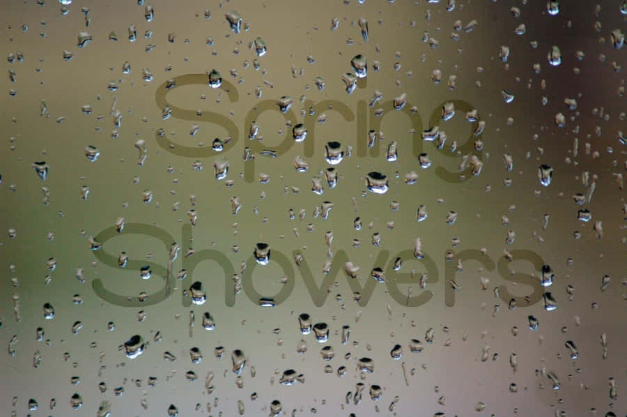 A Serene Spring Shower In The Countryside Wallpaper