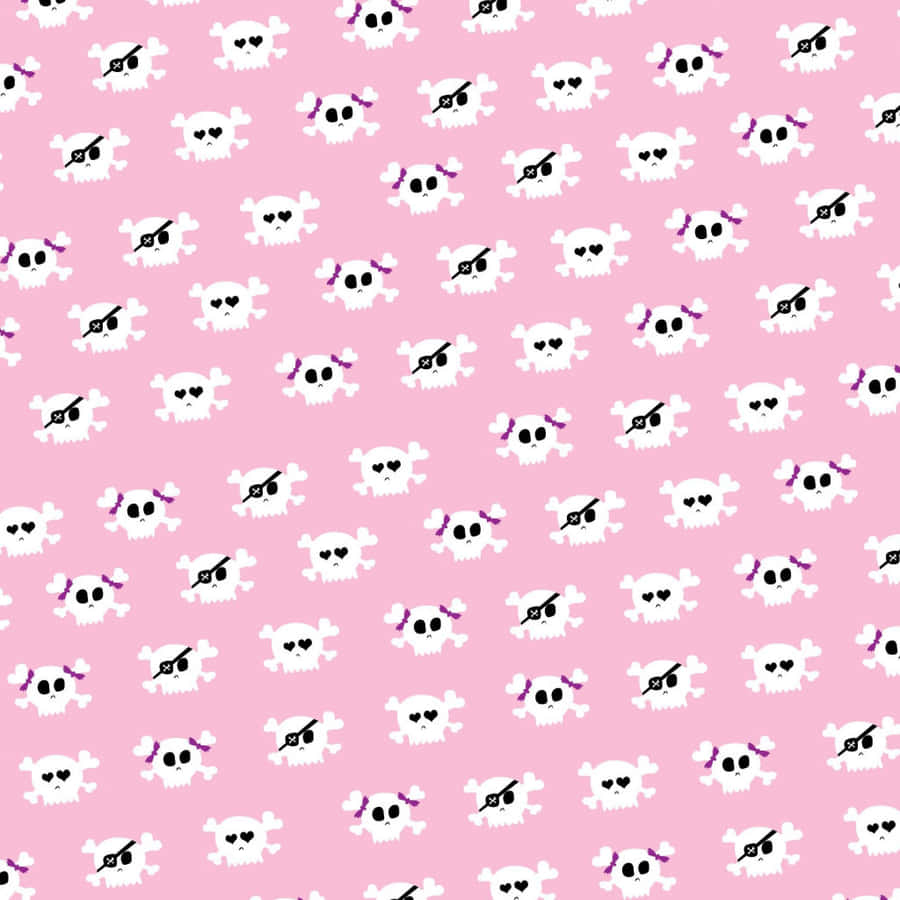 A Skull With Feminine Flair Wallpaper