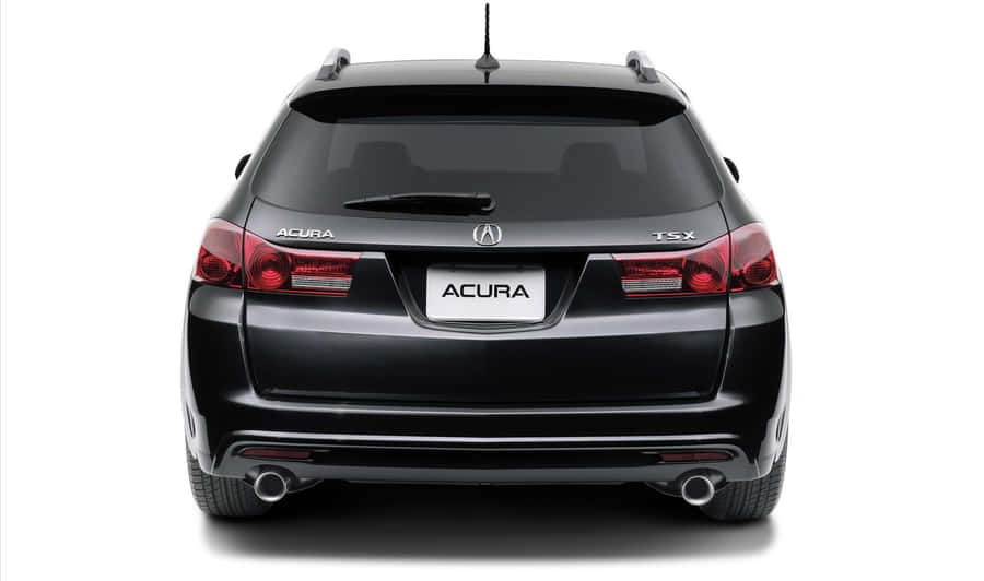 A Sleek Acura Tsx On The Road Wallpaper