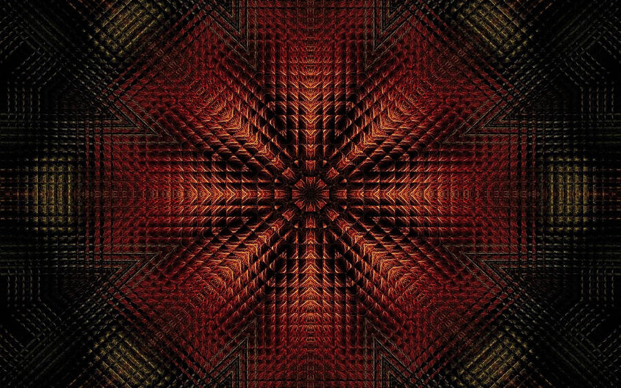 A Stained Glass Style Pattern Made Up Of Colorful Pixels Wallpaper