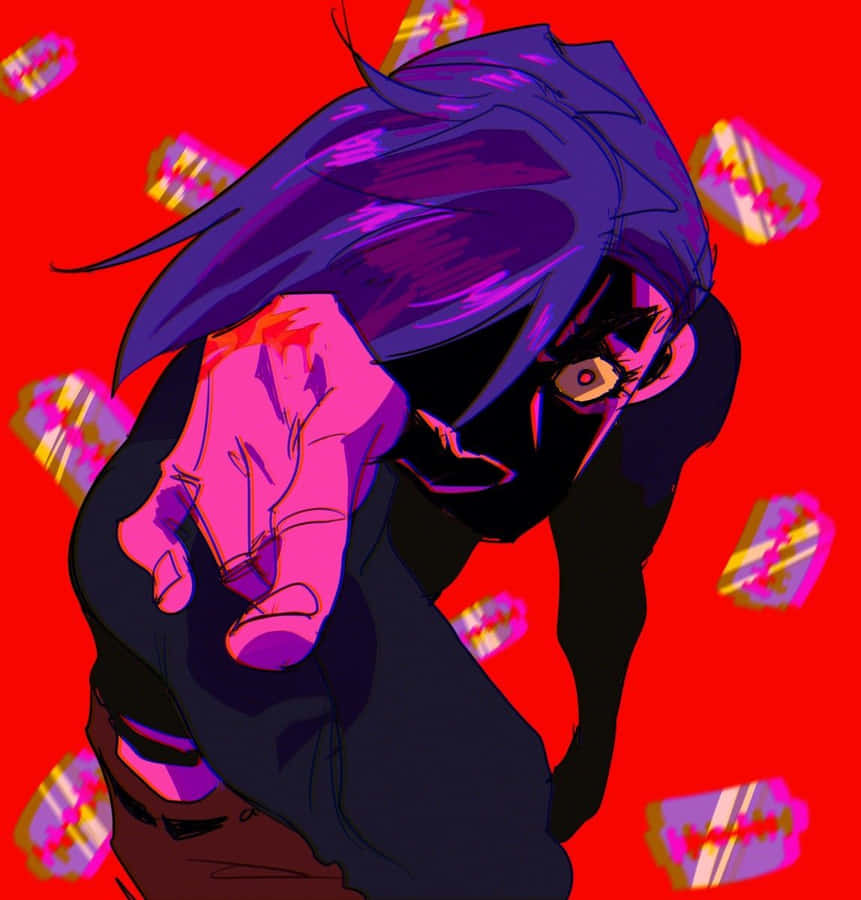 A Striking Portrait Of Vinegar Doppio, A Character From Jojo's Bizarre Adventure Wallpaper