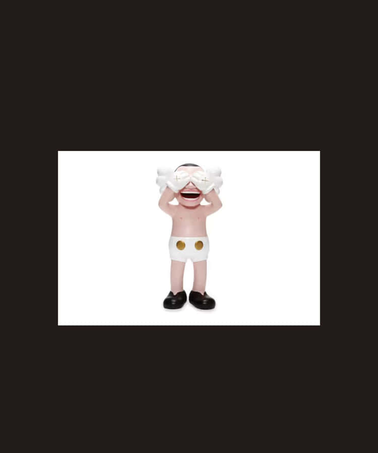 A Stunning Assortment Of Kaws Figures In Vibrant Colors Wallpaper