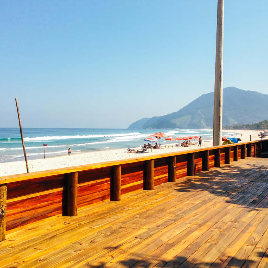 A Stunning Brazilian Beach Landscape Wallpaper