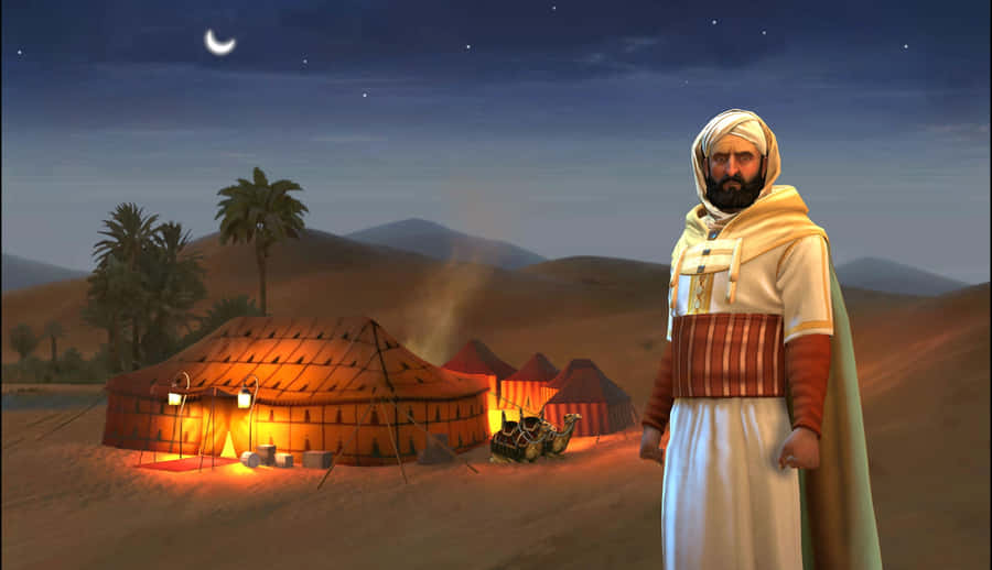 A Stunning Depiction Of A Turn-based Strategy Game Battlefield Wallpaper