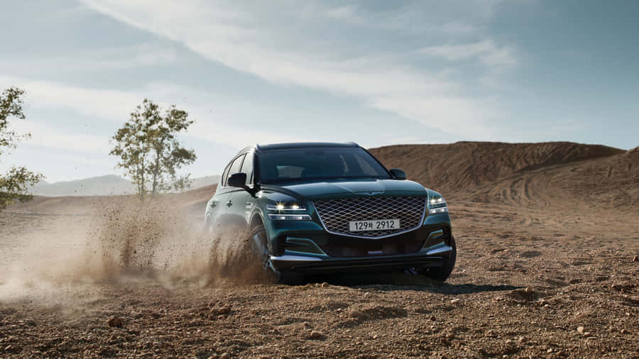 A Stunning Genesis Gv80 Suv Wallpaper