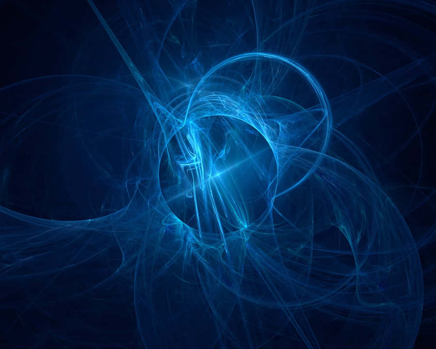 A Stunning Indigo Blue Mountainscape Wallpaper