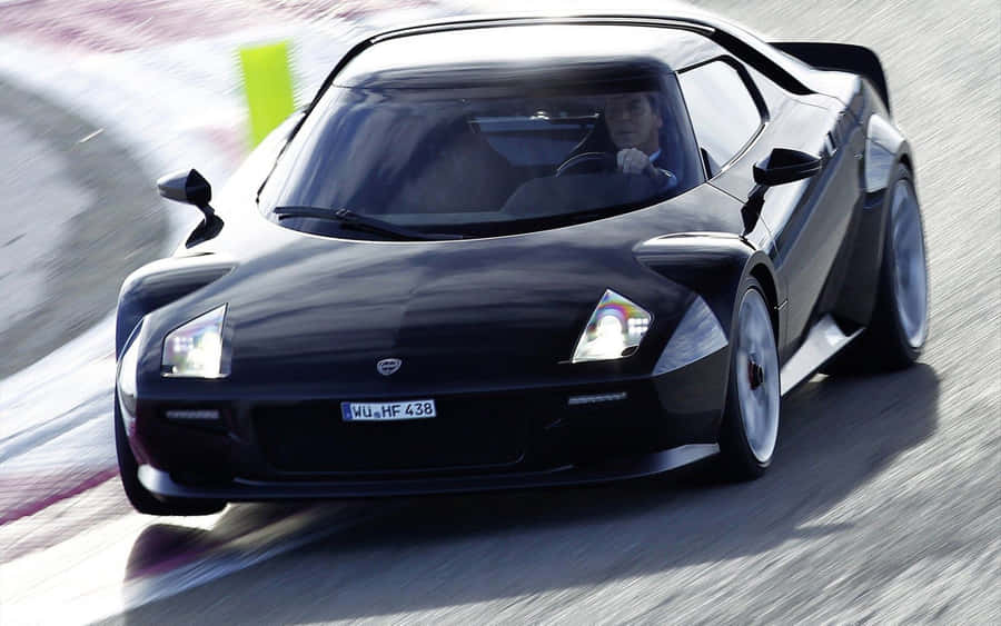 A Stunning Lancia Stratos In Action Wallpaper