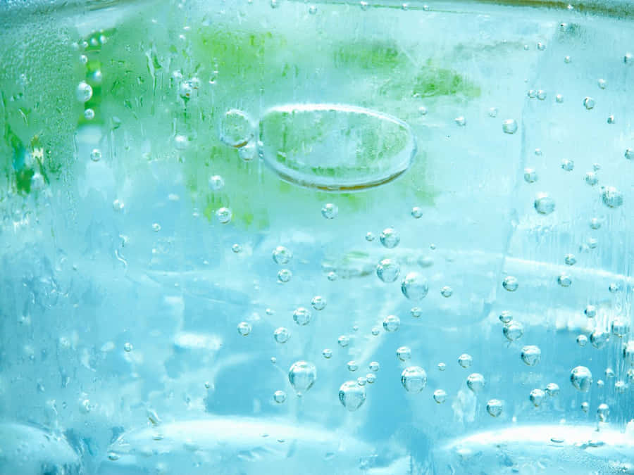 A Stunning Night Time Scene Of The City Skyline Wallpaper