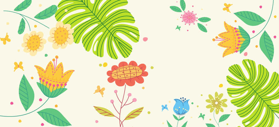 A Stunning Sunrise Over The Mountains Wallpaper