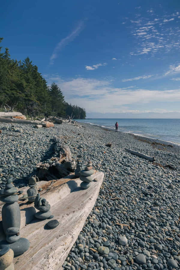 A Stunning View Of French Beach Wallpaper
