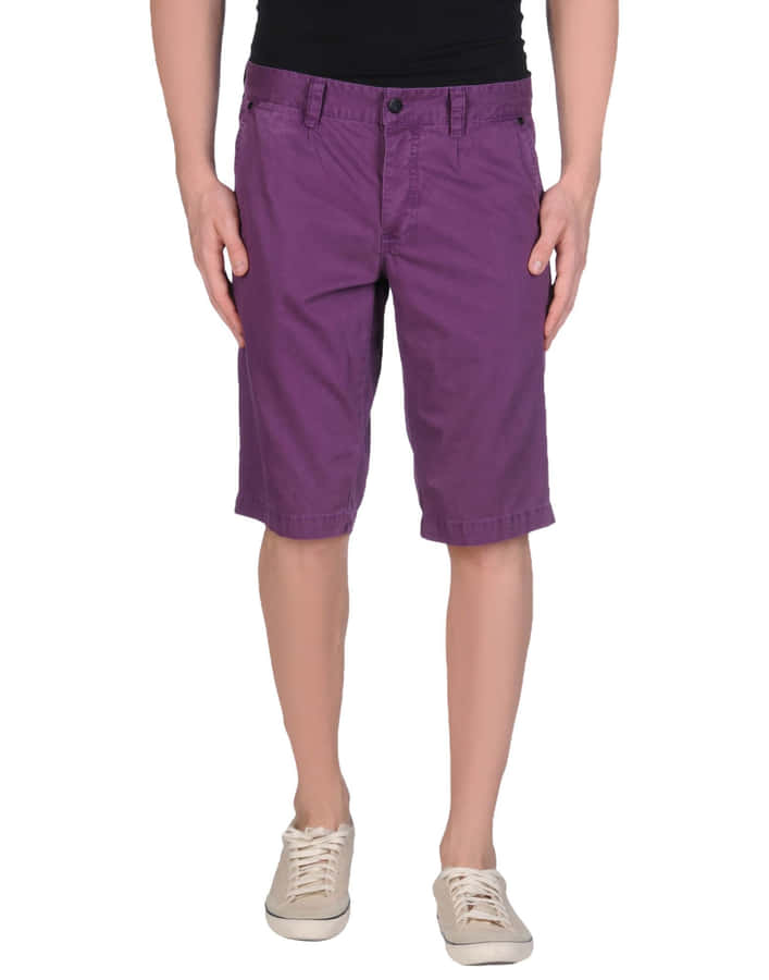 A Stylish Pair Of Purple Shorts For Your Everyday Look. Wallpaper