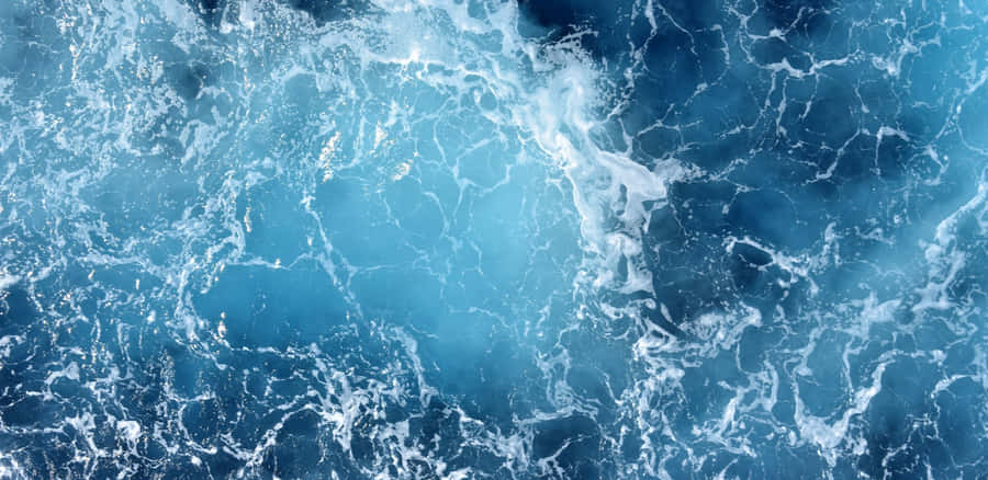 A Surreal View Of The Miami Skyline At Sunset Wallpaper