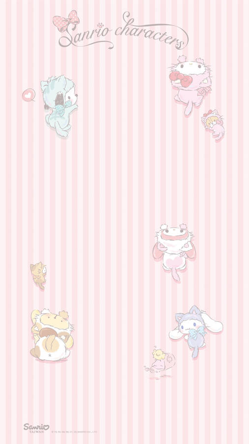 A Sweet Moment With Cute Sanrio Wallpaper