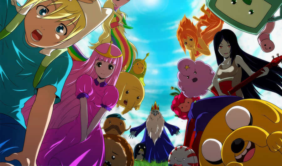 A Thrilling Collection Of Characters From Animated Tv Series Wallpaper