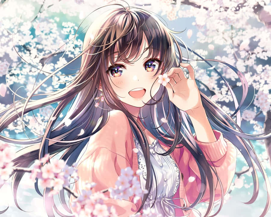 A Tranquil Beach Surrounded By Turquoise Waters, Tropical Forests And Rugged Cliffs. Wallpaper