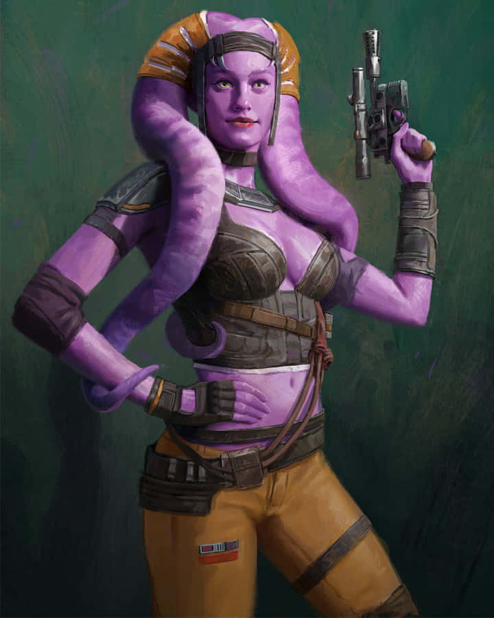 A Twi'lek In Their Natural Habitat Wallpaper