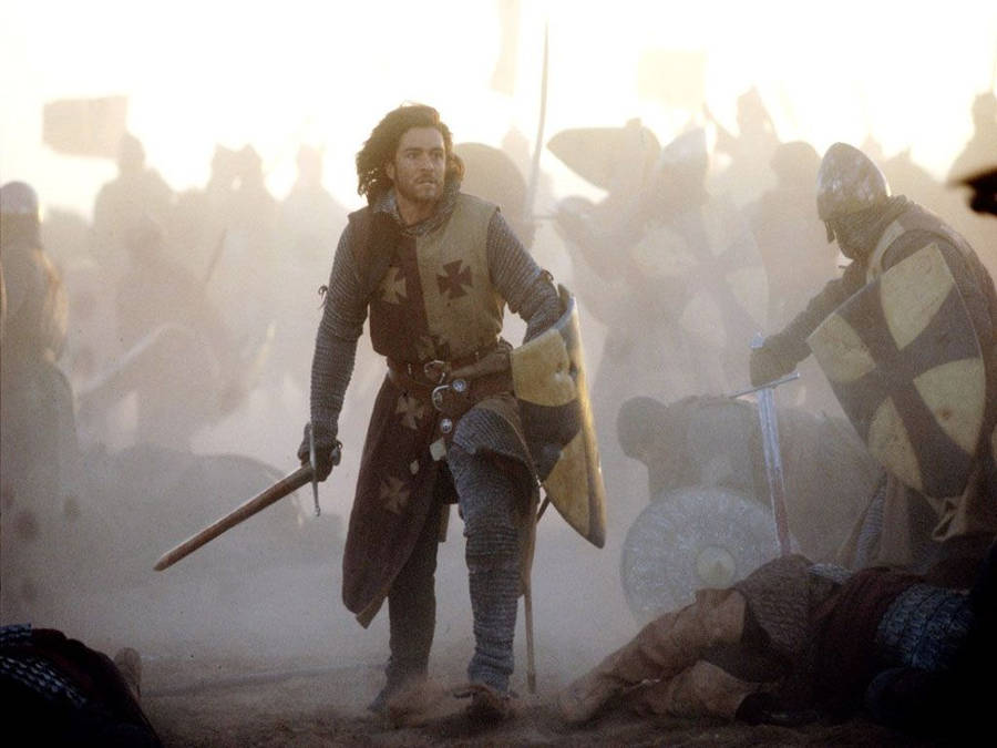 A Valiant Medieval Knight Fights For Victory Wallpaper