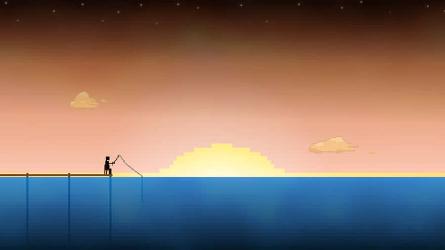 A Vibrant And Modern Take On Mid-century Design Wallpaper