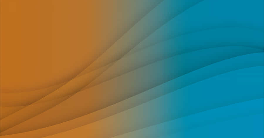 A Vibrant Color Combination Of Orange & Blue Wallpaper