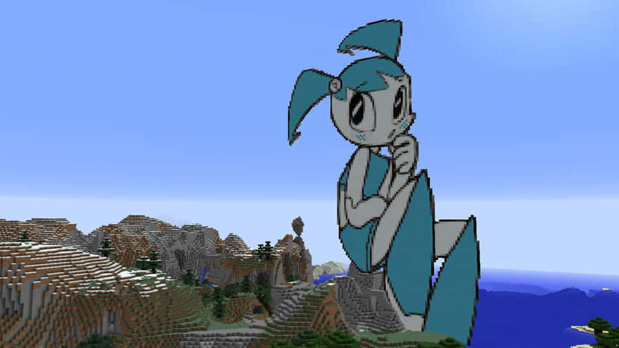 A Vibrant Minecraft World Wallpaper