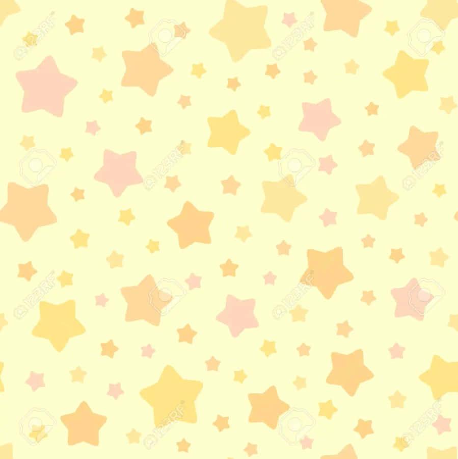 A Vibrant Mix Of Pastel Pink And Yellow Set Against A Neutral Backdrop. Wallpaper