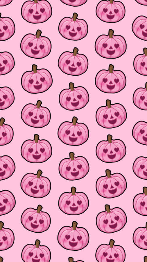 A Vibrant Pink Pumpkin, Perfect For Fall Decoration. Wallpaper