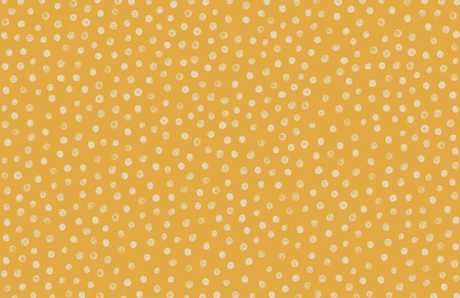 A Vibrant Yellow Polka Dot Wallpaper Backdrop Wallpaper