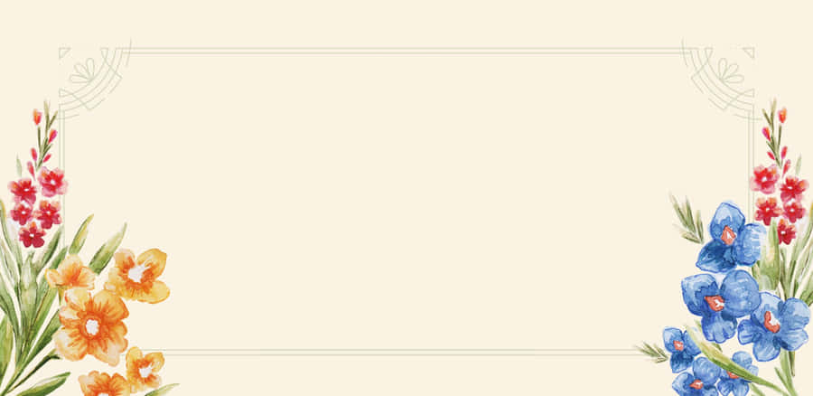 A View Of A Foggy Autumn Morning Wallpaper