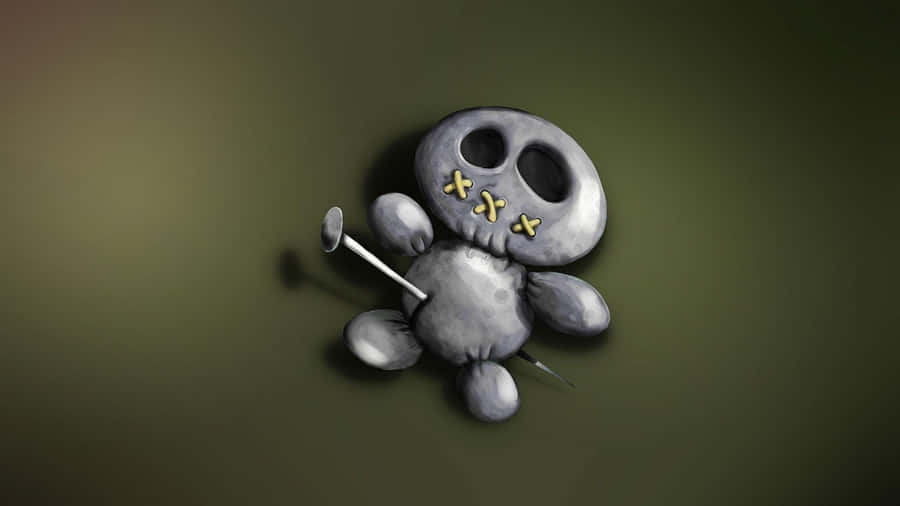 A Voodoo Priestess Summoning Spirits Wallpaper