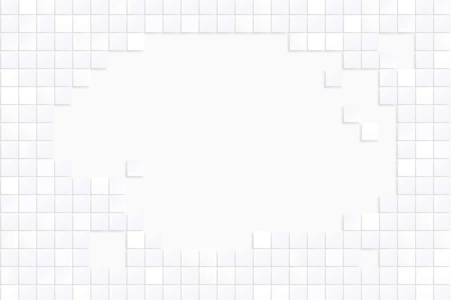 A White And Grey Cityscape Against A Background Of White Grid Wallpaper