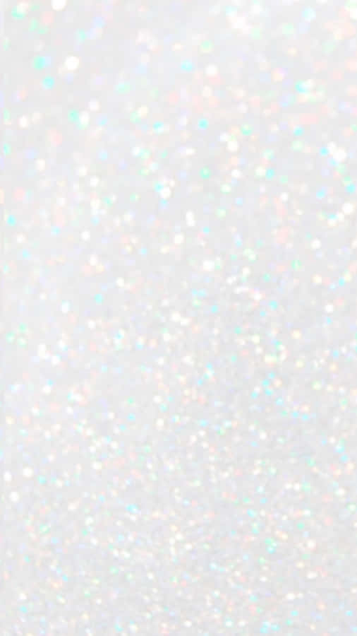 A White Background With A White Glitter Wallpaper