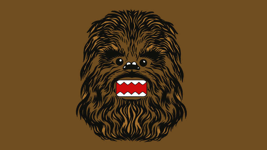 A Wookiee Enjoying Their Home On Kashyyyk Wallpaper