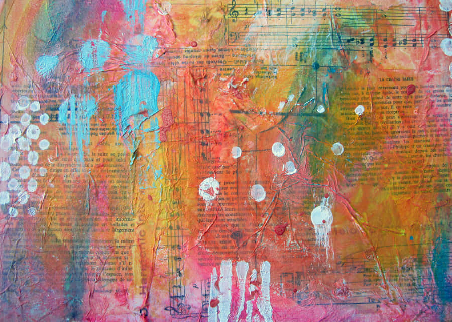 A Work Of Art Combining Multiple Forms Of Media Wallpaper