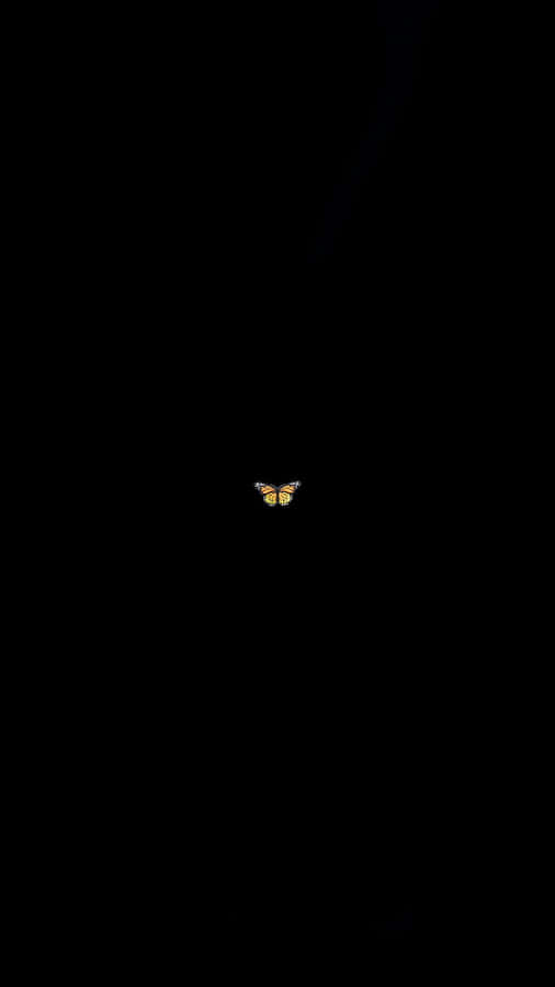 A Yellow Bird In The Dark Wallpaper