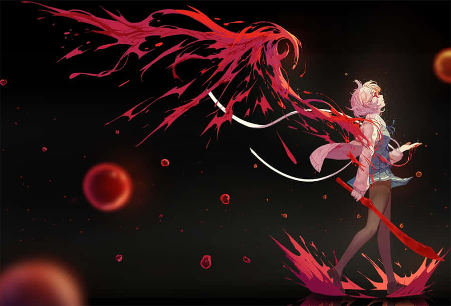 A Young Girl With A Toy Robot Stroller And Her Robot Companion Wallpaper