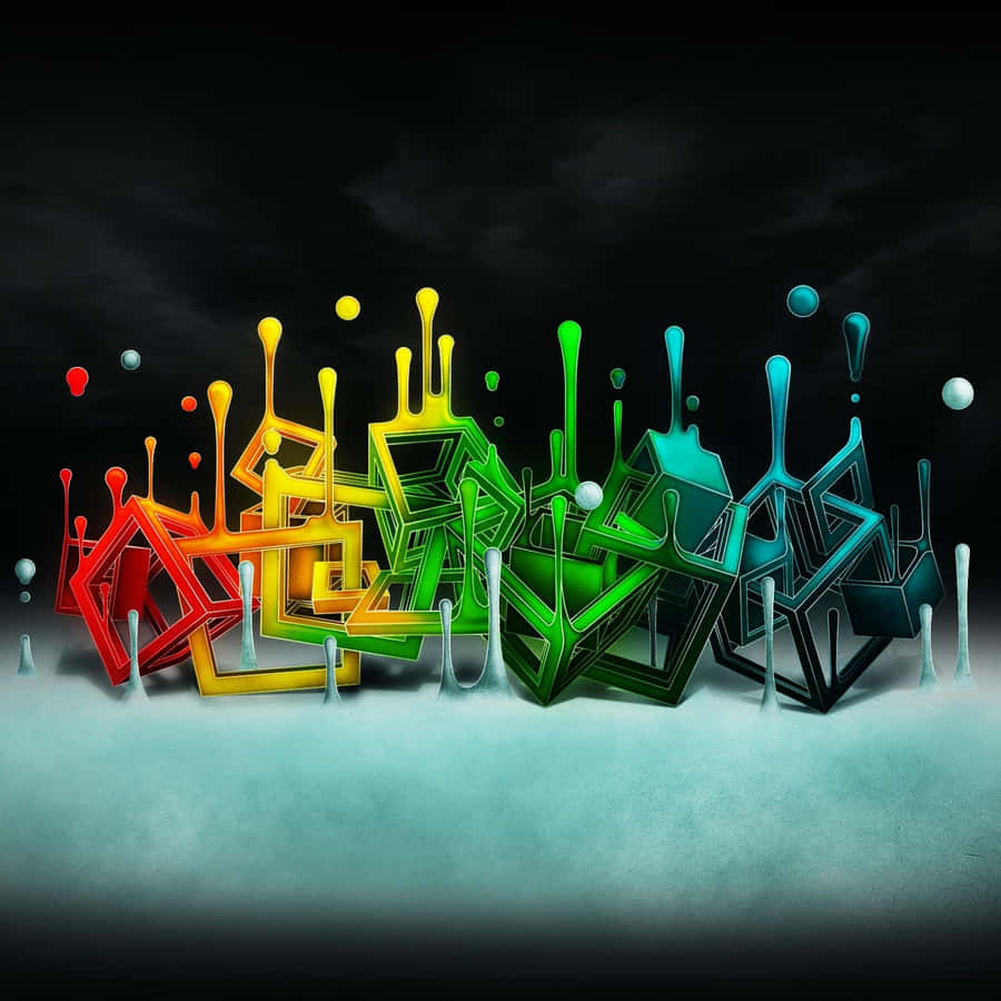 Abnormal Art Cubes Wallpaper