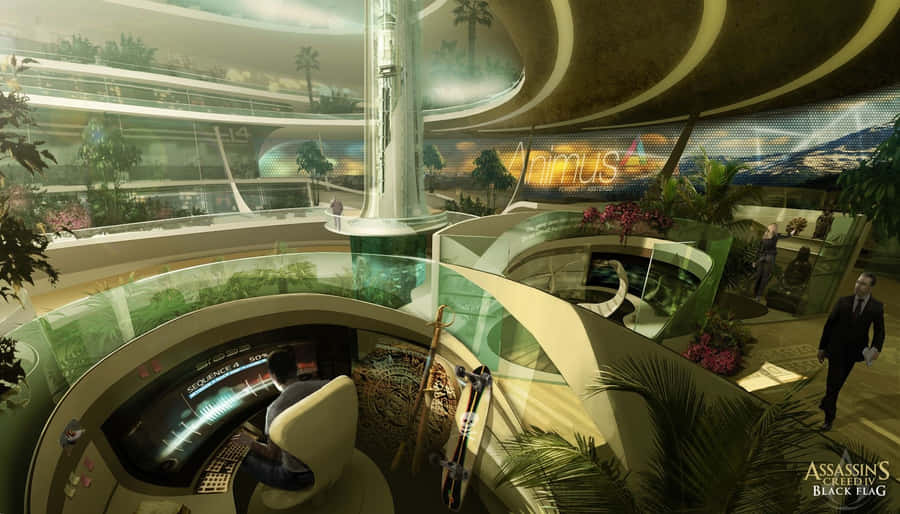 Abstergo Industries Office Wallpaper