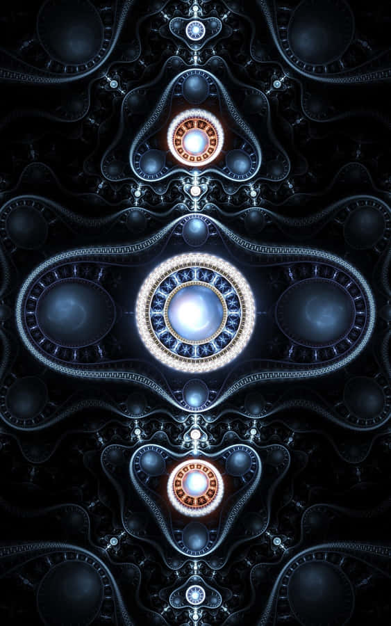 Abstract 3d Geometric Shapes Wallpaper