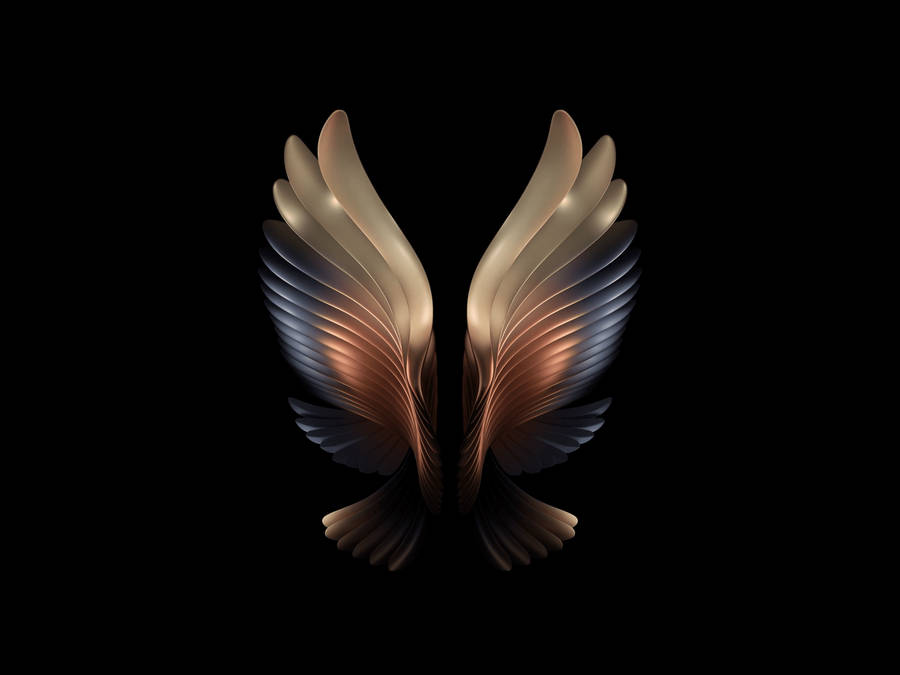 Abstract Bird Wings Wallpaper