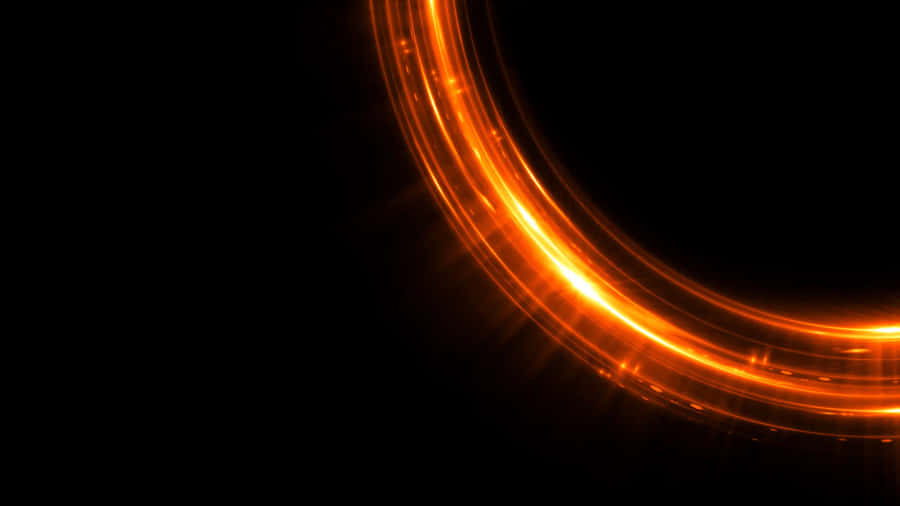 Abstract Black And Orange Waves Wallpaper Wallpaper