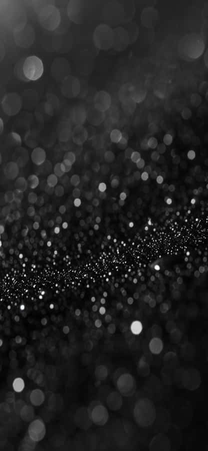 Abstract Black Glitter Bokeh Background Wallpaper