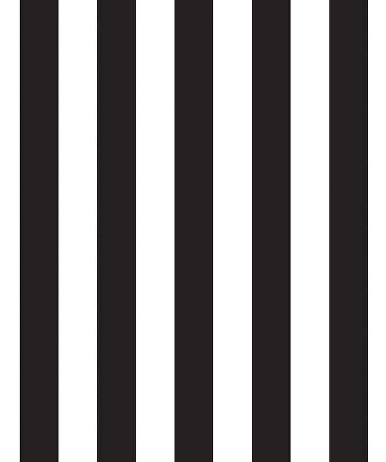 Abstract Black White Stripes Wallpaper